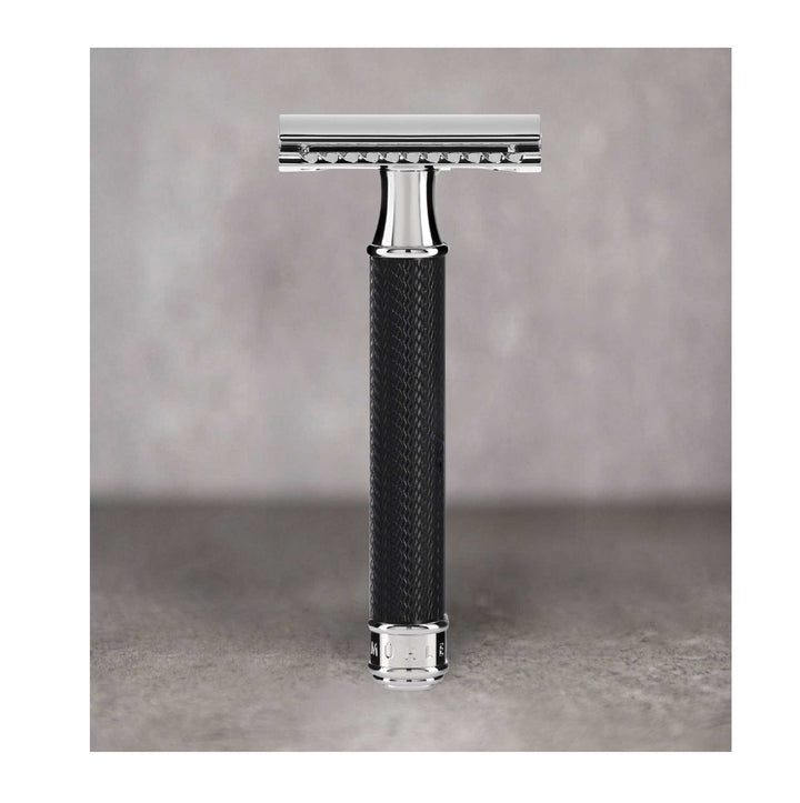 R89  Resin and Chrome Closed Comb Safety Razor from Muhle