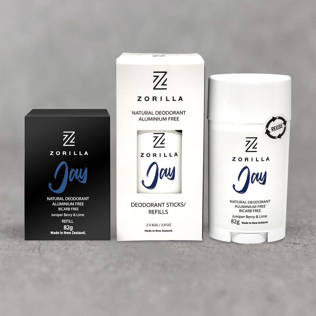 Zorilla Aluminium Free Deodorant Jay Juniper Berry & Lime Bicarb Free