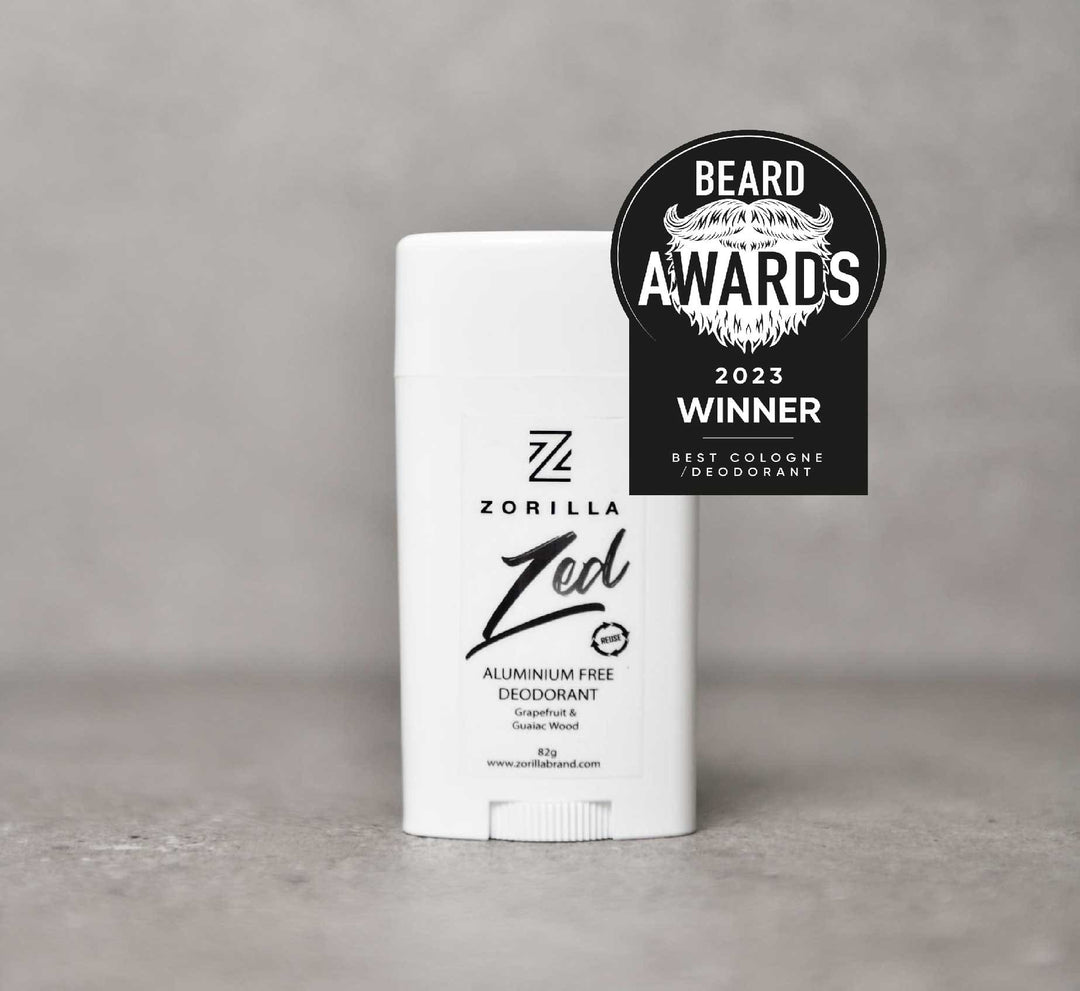 Zorilla Mens Aluminium Free Deodorant Zed Grapefruit & Guaiac Wood