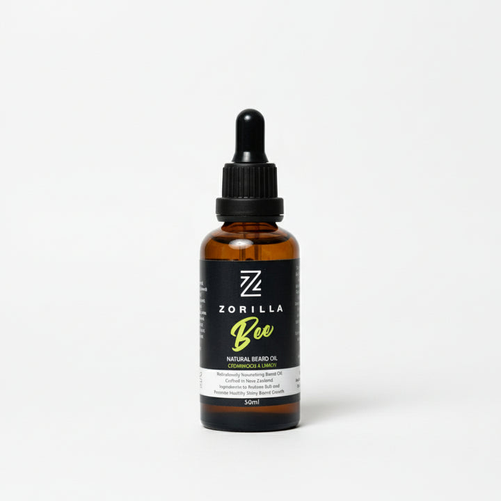 Zorilla Beard Oil in a bottle 
